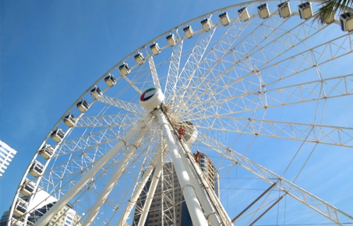 Ferris wheel (Cleaning Work)